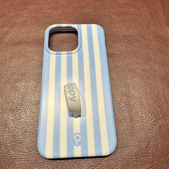 Loopy Blue Stripe iPhone 15 Pro Max Case (Righty) - Picture 2 of 11